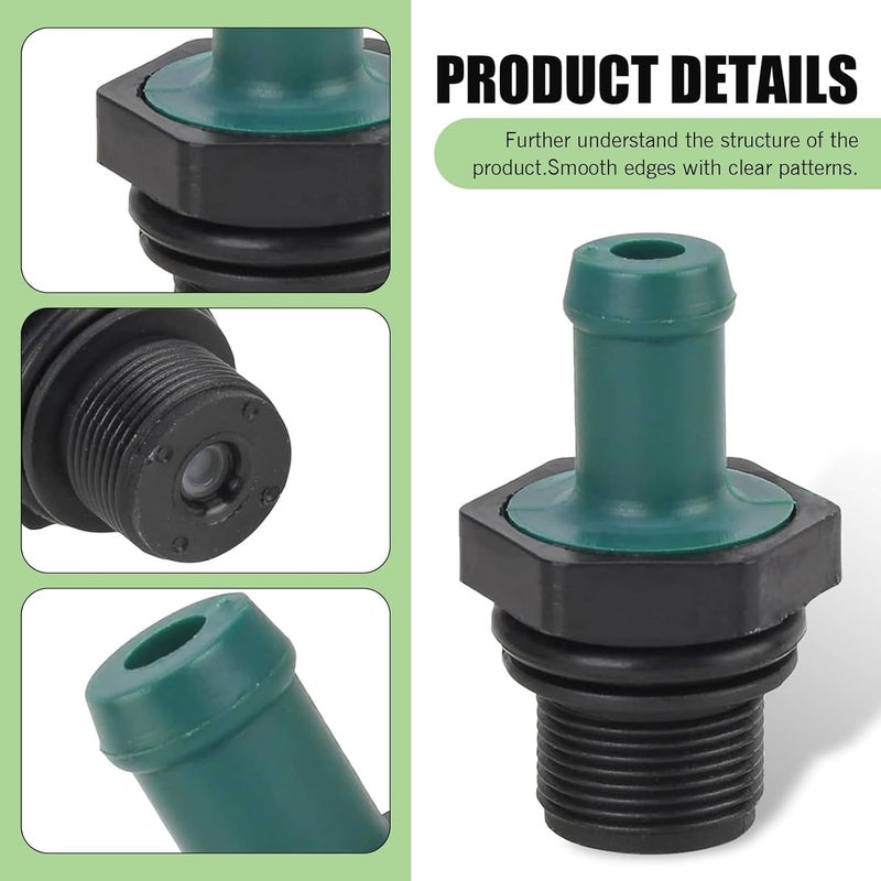 pinflaw 1 PC Automotive Crankcase Ventilation Valve, PCV Check Valve, Replaces OEM #11810-6N202 11810-EA200 11810-6N201 11810-53J00 Quick-modification Accessories, for Nissan Infiniti (Black & Green) - Image 4